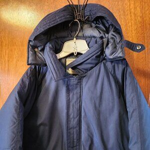 Men's XL WearGuard Style 405 4 Layer Blue Heavy Insulated Hooded Winter Coat